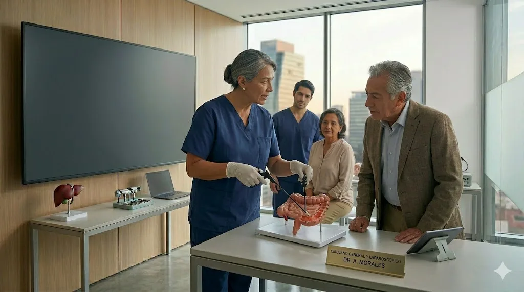 ¿Qué médico trata los problemas quirúrgicos abdominales en CDMX?